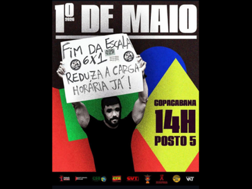 1º de maio - Dia das trabalhadoras e trabalhadores