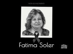 Nota de Pesar - Fátima Soler