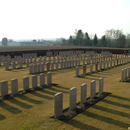 Meaulte Military Ceremony, Somme, France (Image: CWGC)