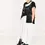 Miniatura: H4 white /black asymmetric cotton jersey dress