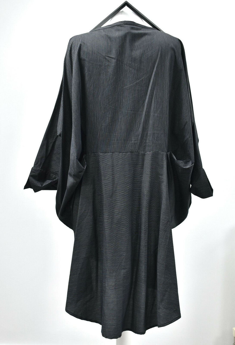 Thumbnail: CREARE Black & White Fine Pinstripe 'Flying' Dress