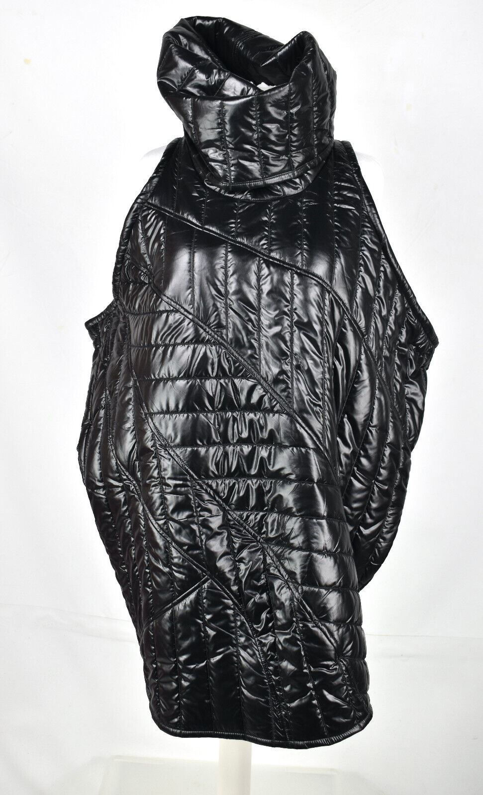 Thumbnail: CREARE 'PURE' FUNNEL NECK STEPPER QUILTED DRESS