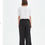Thumbnail: Tirelli 100% French Linen black trousers