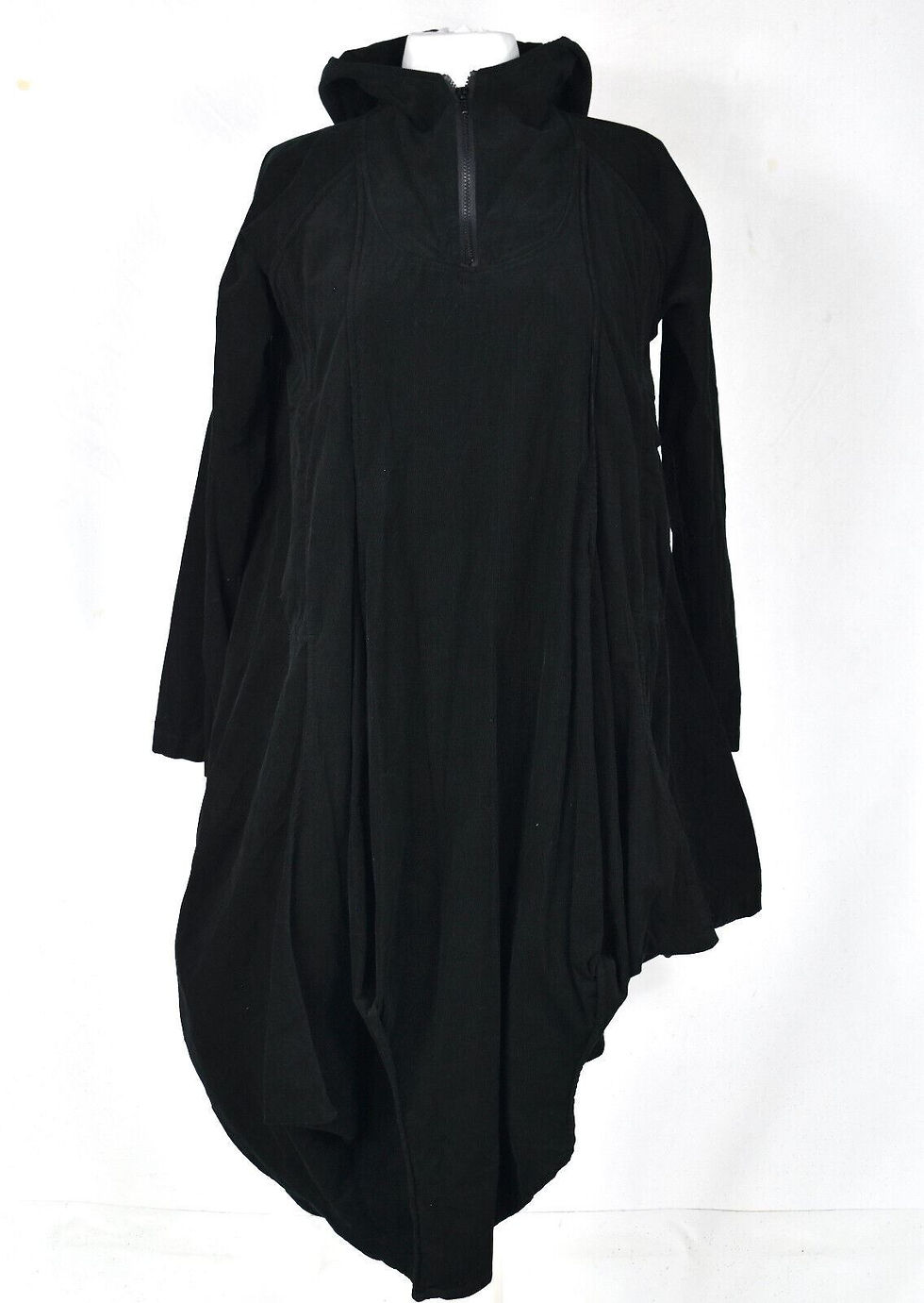 Thumbnail: CREARE 'SURY' Fine Needlecord Cotton  Asymmetric Dress