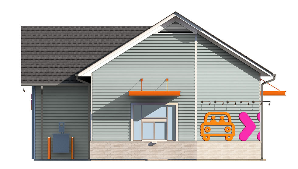 Dunkin North Elevation