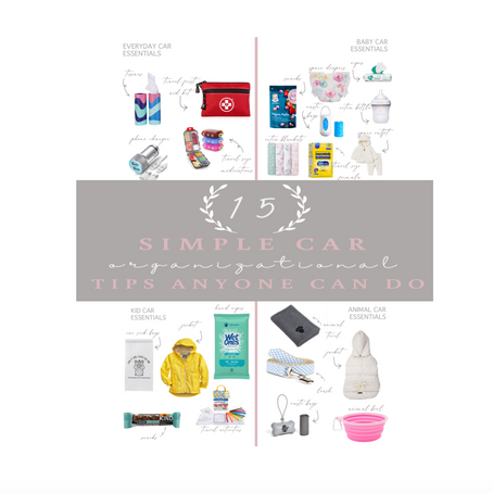 15 SIMPLE VEHICLE ORGANIZATION TIPS ANYONE CAN DO 