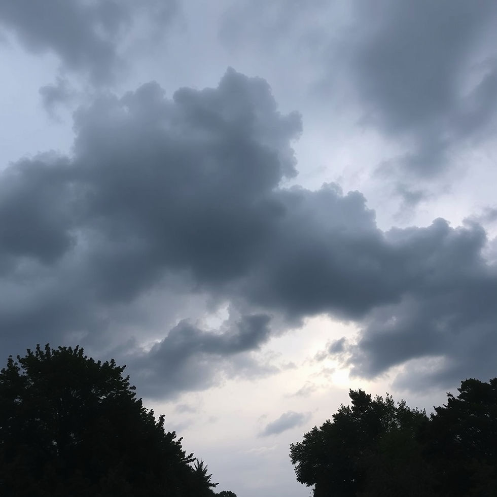 A dark cloud representing Grief