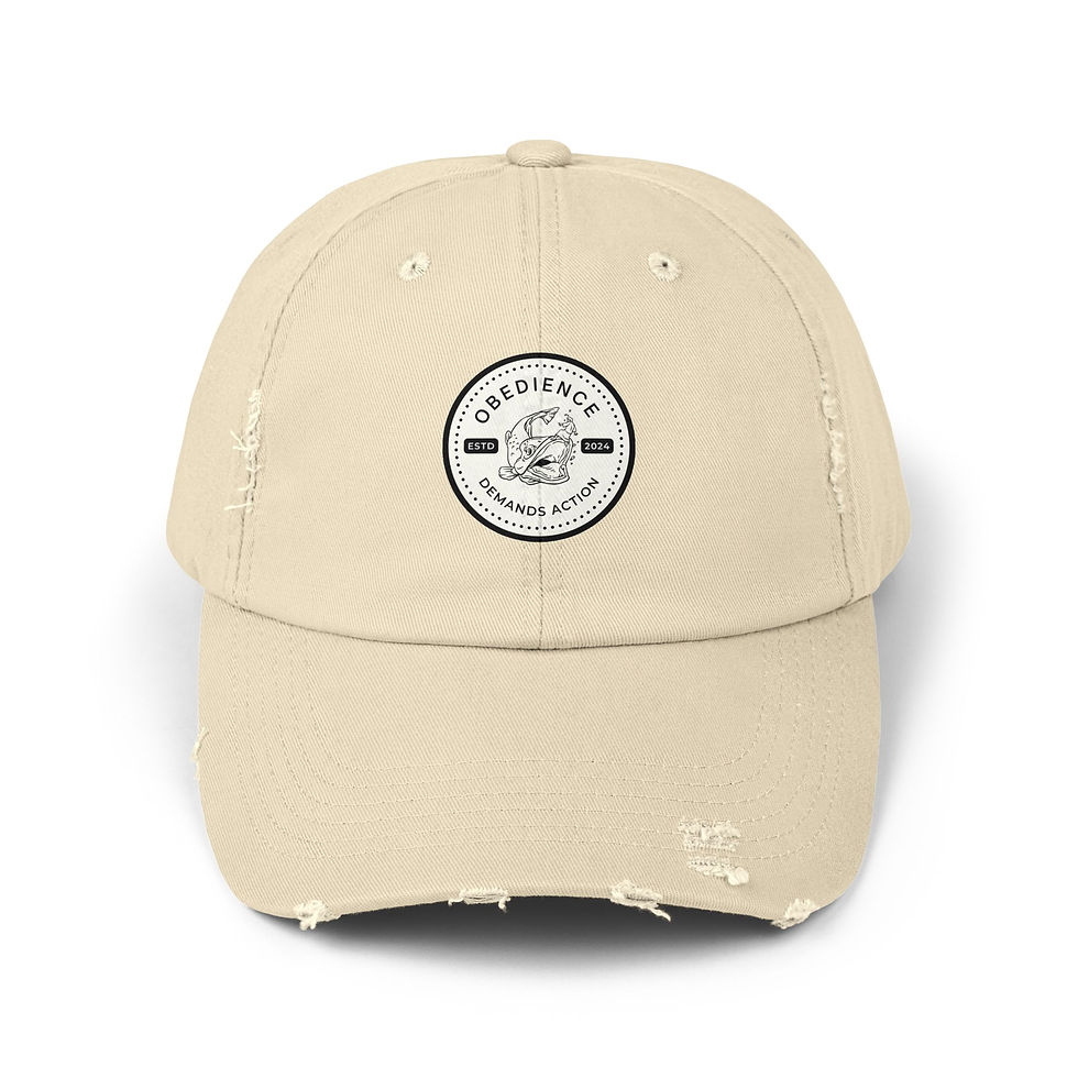 Thumbnail: Unisex Distressed Cap