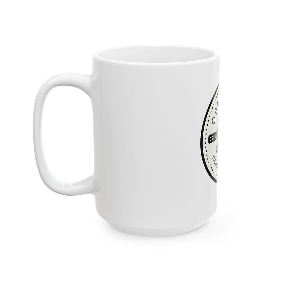 Thumbnail: Obedience Demands Action Ceramic Mug, (11oz, 15oz)
