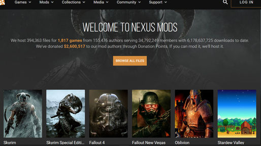 Nexus Mods bans mods "against inclusivity and/or diversity"