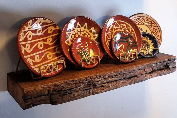 Live edge floating shelf