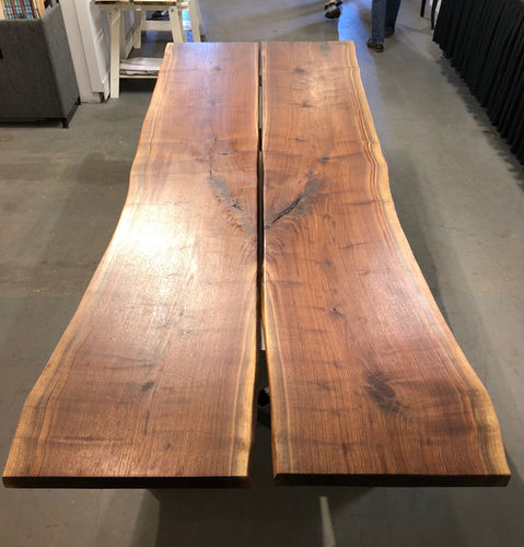 Black walnut book matched live edge slabs