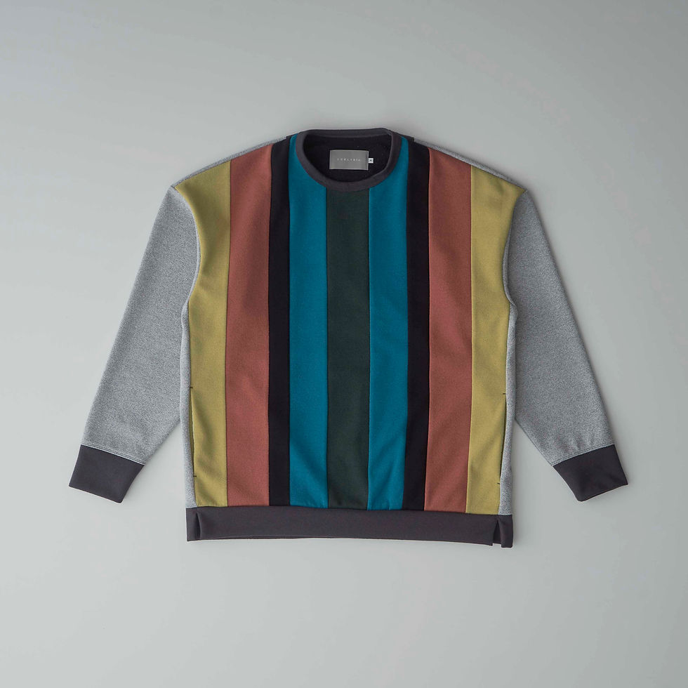 サムネイル： Curly & Co.｜STRIPE COLOR BOUCLE プルオーバー｜MULTI