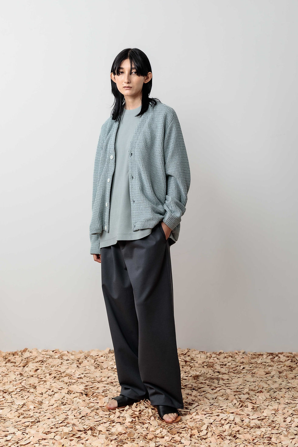 サムネイル： Curly & Co.｜HONEYCOMB KNIT TEE