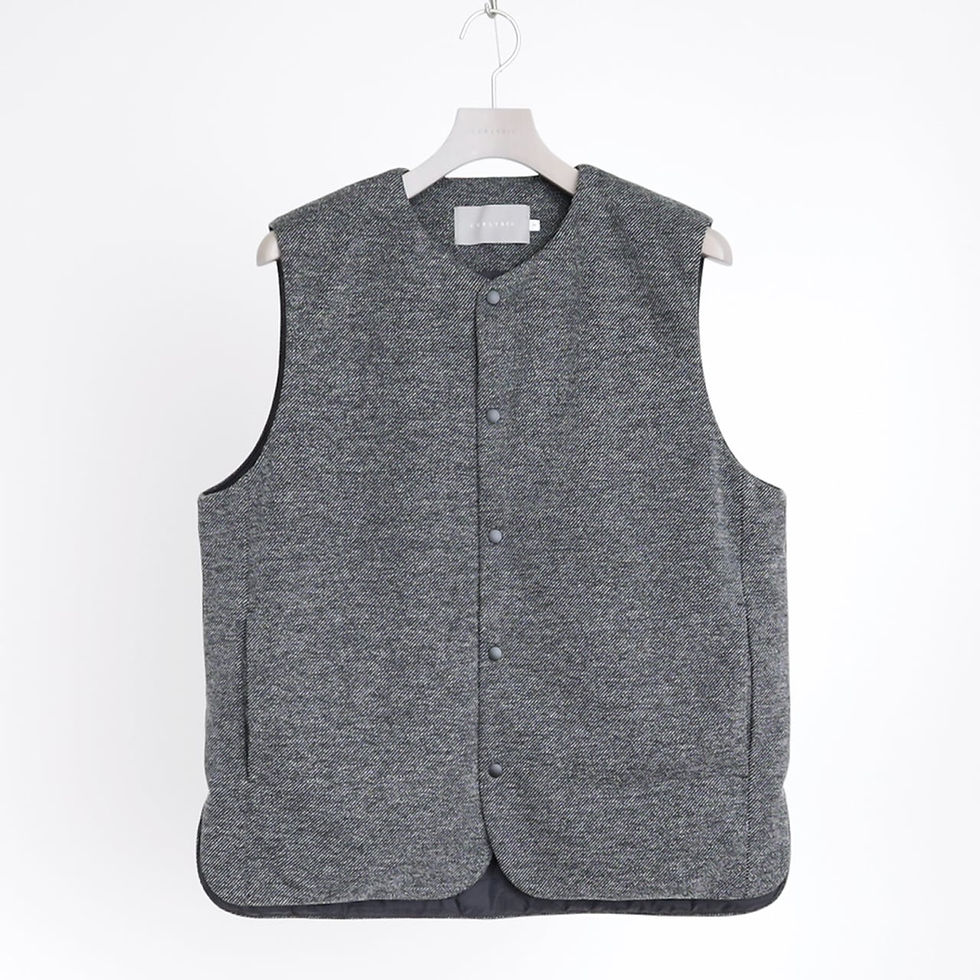 サムネイル： Curly & Co.｜KNIT PADDED VEST -tweed-