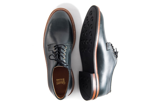 Grant Stone Plain Toe Navy｜クロムエクセル 革靴 ネイビー｜フナナカ