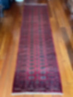Miniatúra: •863• 291x85cm. Finely Knotted, very high quality Afghan Baluch Rug.