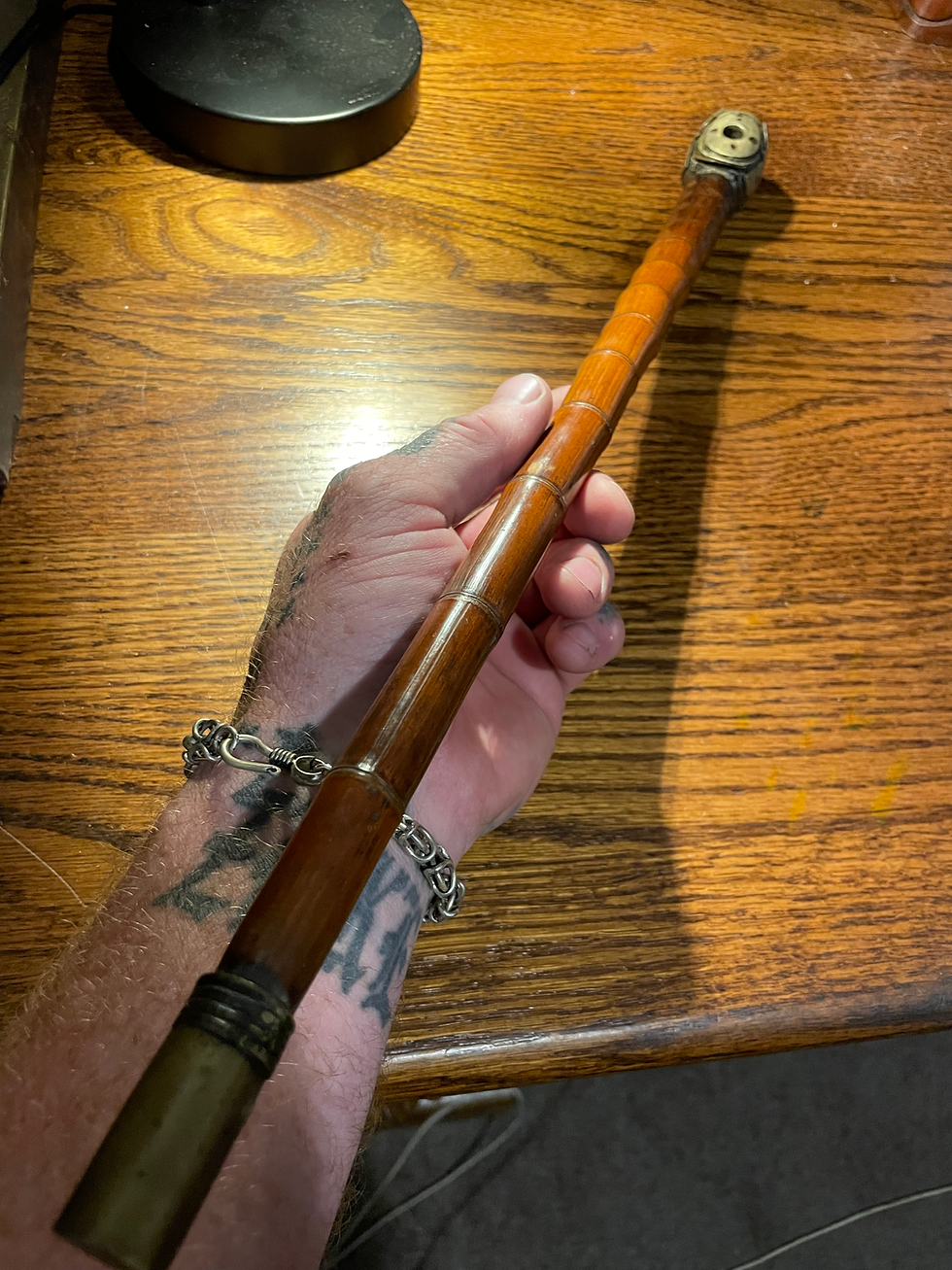 Miniatura: Late 19th century Chinese Opium pipe.  