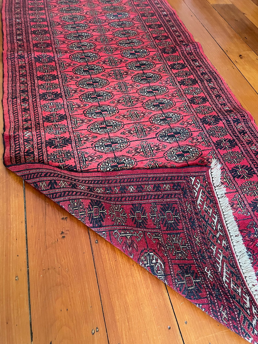 サムネイル： •863• 291x85cm. Finely Knotted, very high quality Afghan Baluch Rug.