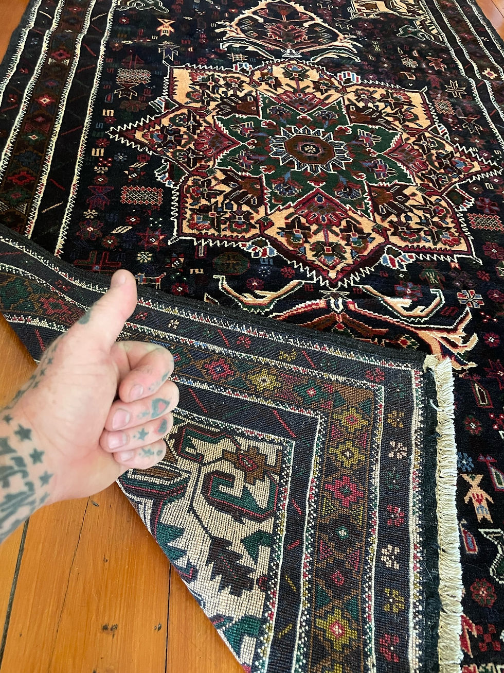 サムネイル： •866• 208x119cm. Finely Knotted, very high quality Afghan Baluch Rug.