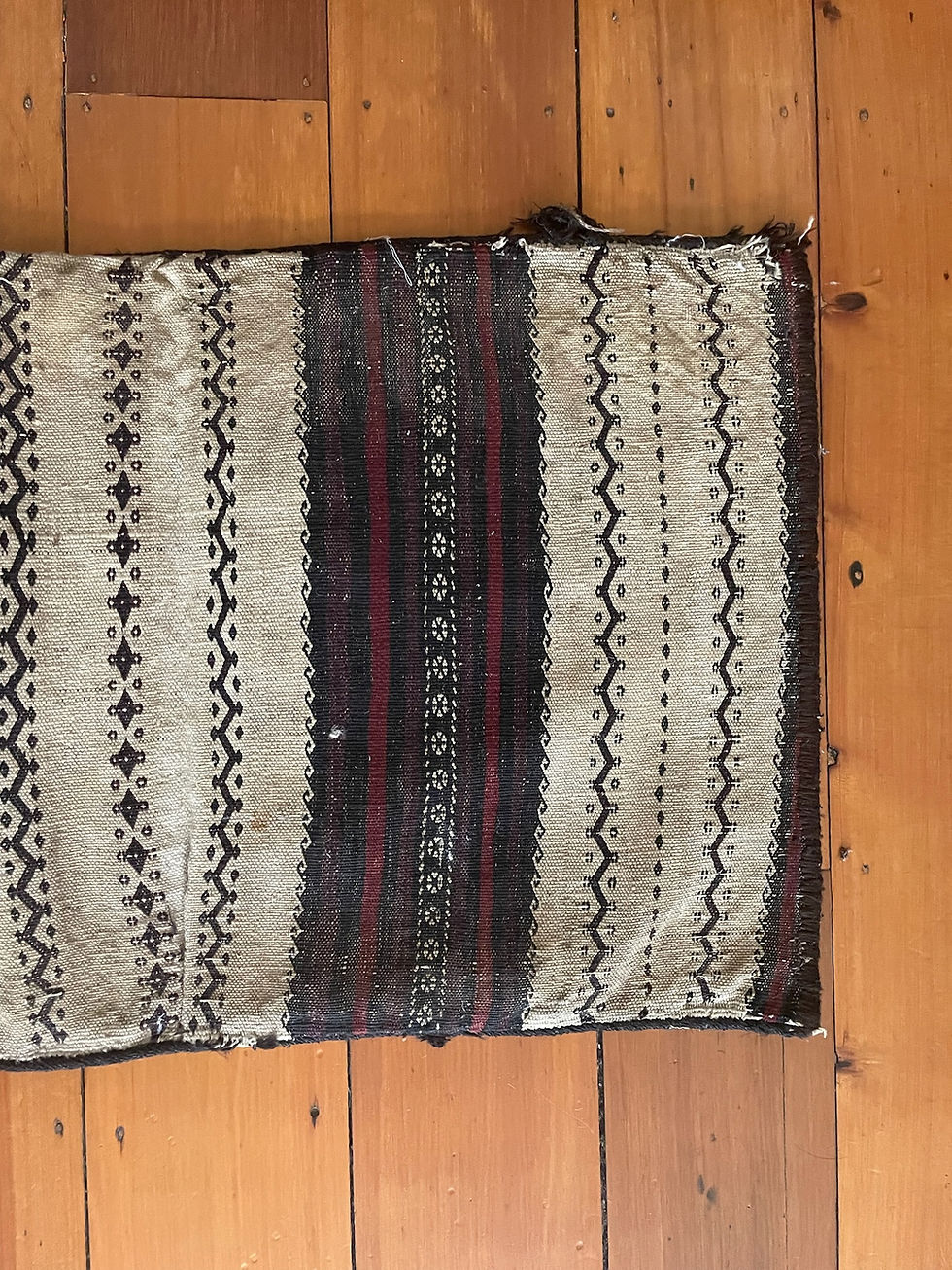 Miniaturbild: •839• 90x46cm antique saddle /cushion 