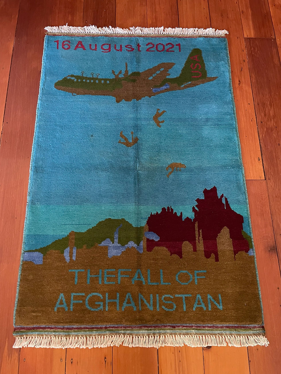Miniaturbild: •1055• 128x85cm large Fall of Afghanistan 