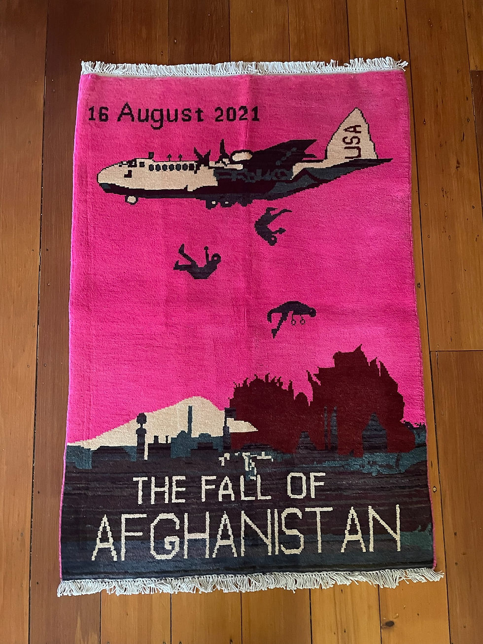 Miniaturbild: •1070• 119x82cm Large Fall of Afghanistan 