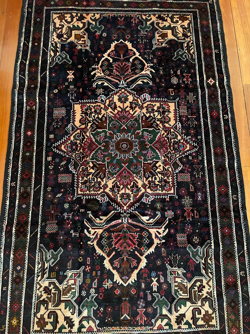 サムネイル： •866• 208x119cm. Finely Knotted, very high quality Afghan Baluch Rug.