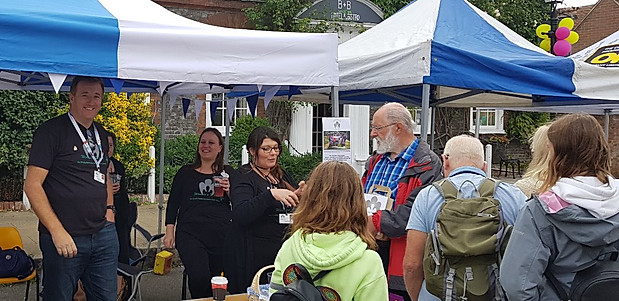 Shedfield Lodge Team in the community at the taste of wickham