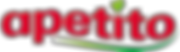 the word Apetito written in a swirl with a small green heart dotting the letter i and a green swoosh under the word