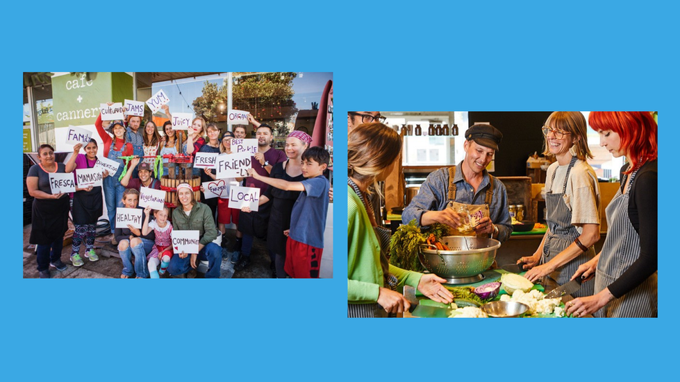 Photos of Todd Champagne hosting workshops