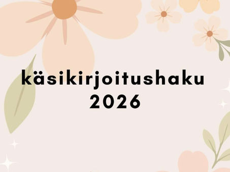 Käsikirjoitushaku 2026