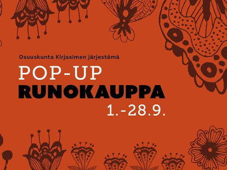 Pop-up Runokauppa syyskuussa!