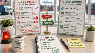 Lagging vs Leading Indicators in Logistics (And Why Everyone Tracks the Wrong Ones)