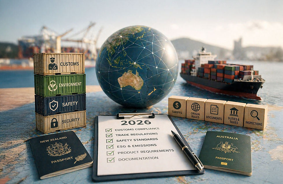 Global Shipping Regulations 2026: What Every NZ & AUS Importer Needs to Know (Before the Border Does It for You)
