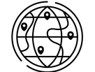 Transport Works Services icons Global Reach