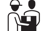 Transport Works Services icons DELIVERY CUSTOMER