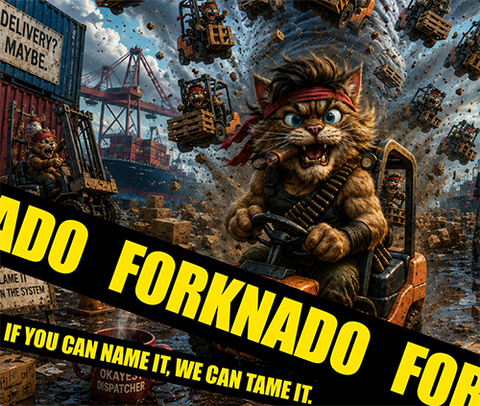 FORKNADO SUPPLY CHAIN WORD OF THE DAY TRANSPORT WORKS