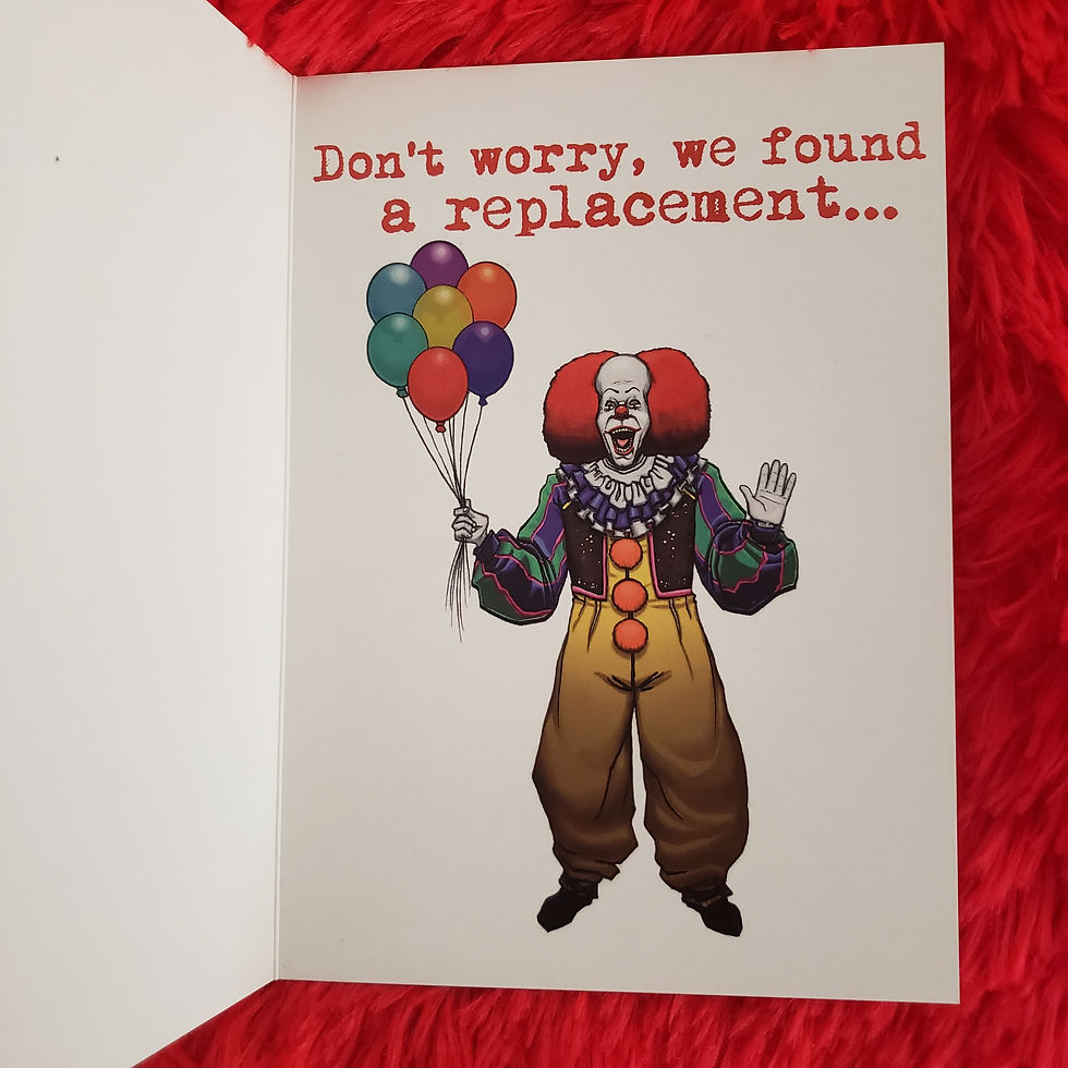 Thumbnail: Set of 5 Horror Birthday Cards