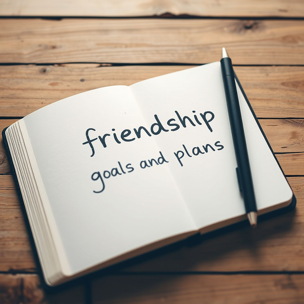 Friendship goals and plans