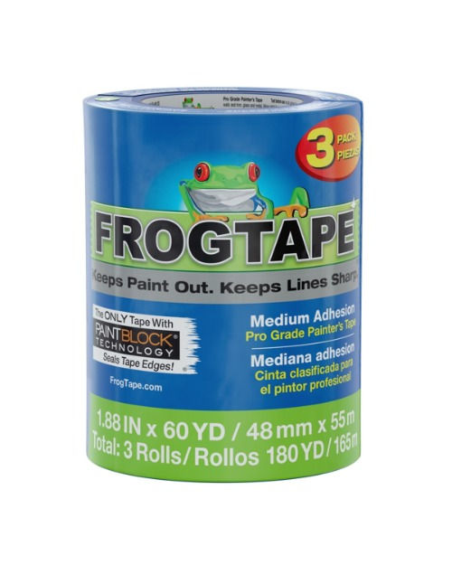 FrogTape Pro Grade Blue Painter's Tape - 4 Rolls - 1.88" x 60 yd