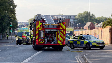 Car Crash closes a major road tonight in the city.
