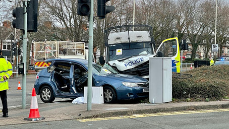 Police officer has been fined for careless driving