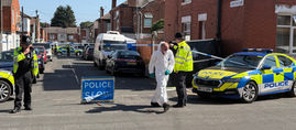 Police have closed off a street in the West area of Leicester this morning due to a serious incident.