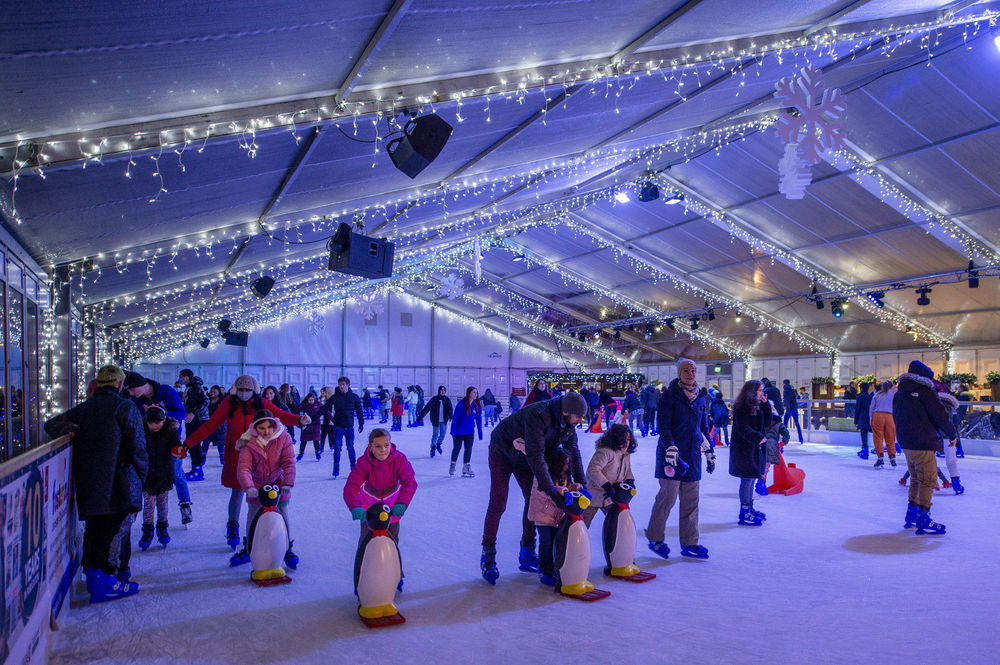 Jubilee Square’s real ice rink is back this year