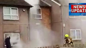 Council Workers Saves life and Rescues women in Flat Fire
