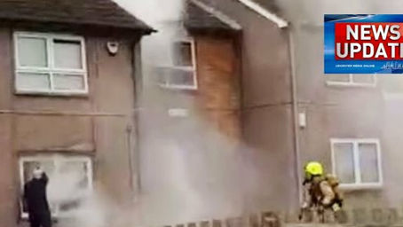 Council Workers Saves life and Rescues women in Flat Fire