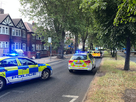 Fatal collision between
motorcyclist and a child in
Abbey Lane Leicester