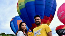 Up, up and away: Pictures from Balloon Festival on Victoria Park