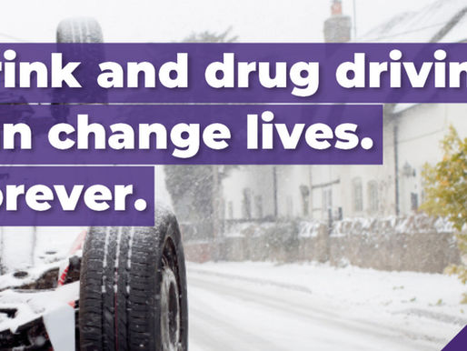 Leicestershire police Winter 2023 Drink Drug Drive campaign